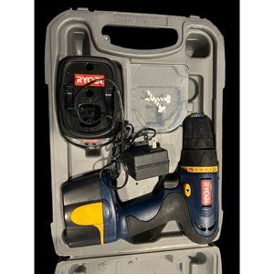 RYOBI HP472 3/8" CORDLESS DRILL,7.2V BATTERY & BATTERY CHARGER TESTED WORKING